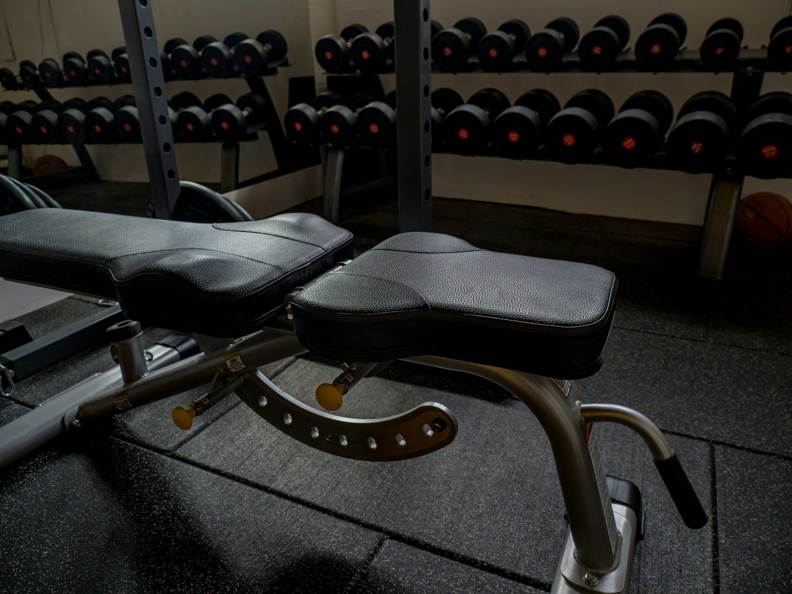 black and gray exercise equipment